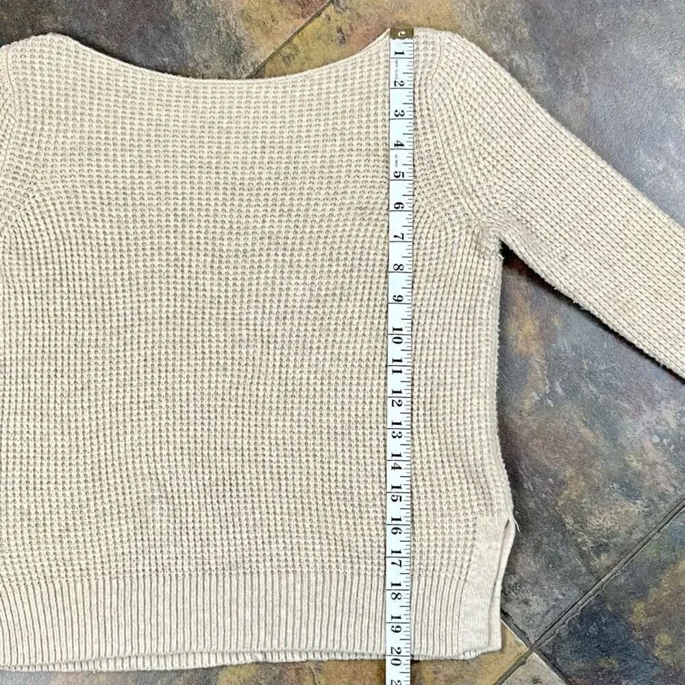 Gap Wide Neck Waffle Sweater XS
